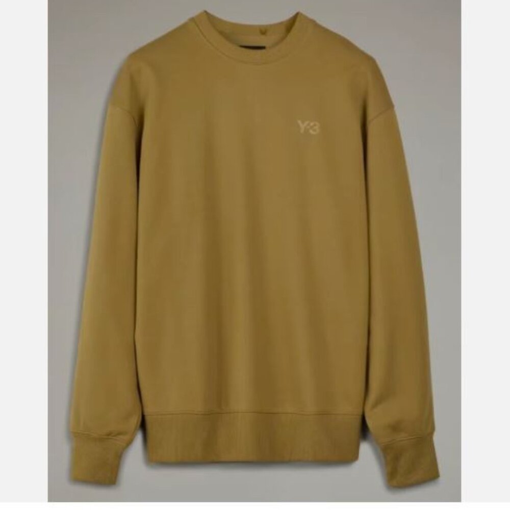 Y-3 French Terry Crew Sweater Mesa Color IV5583 adidas Sweatshirt Men's Size XL